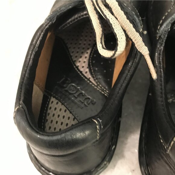 Born Shoes Womens Size 7 Black Leather Lace Up Casual Comfort Oxford EU 38 B3448 - Picture 5 of 9